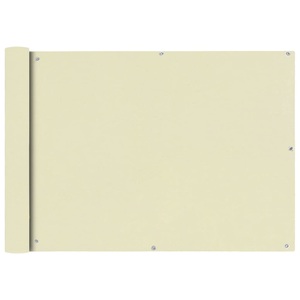 Diverse Hardware, Balkonsichtschutz Oxfordgewebe 75x600 cm Creme