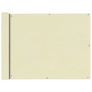 Diverse Hardware, Balkonsichtschutz Oxfordgewebe 90x400 cm Creme
