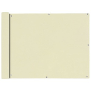 Diverse Hardware, Balkonsichtschutz Oxfordgewebe 90x600 cm Creme