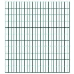 vidaXL, vidaXL 2D Gartenzaun-Element 2,008x2,23 m Grün, 