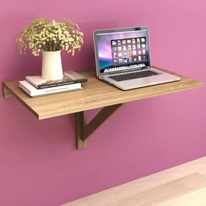 Diverse Hardware, Schreibtisch mit Schublade und Schrank Eiche 100x40x73 cm, vidaXL Wandklapptisch Eiche 100x60 cm