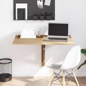 Diverse Hardware, Schreibtisch mit Schublade und Schrank Eiche 100x40x73 cm, vidaXL Wandklapptisch Eiche 100x60 cm