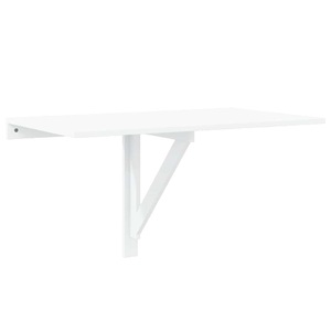 Diverse Hardware, Schreibtisch mit Schublade und Schrank Weiss 100x40x73 cm
