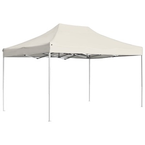Diverse Hardware, Profi-Partyzelt Faltbar Aluminium 4,5x3 m Creme