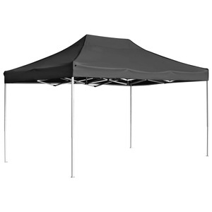 Diverse Hardware, Profi-Partyzelt Faltbar Aluminium 4,5x3 m Anthrazit
