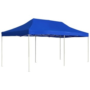Diverse Hardware, Profi-Partyzelt Faltbar Aluminium 6x3 m Blau