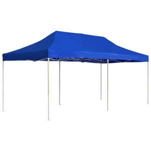 Diverse Hardware, Profi-Partyzelt Faltbar Aluminium 6x3 m Blau