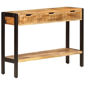 Diverse Hardware, Sideboard mit 3 Schubladen 110 x 35 x 75 cm Massivholz Mango