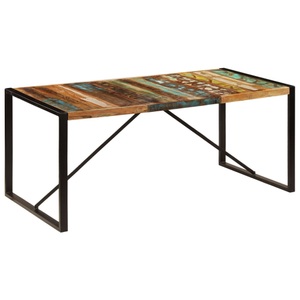 Diverse Hardware, Esstisch 180 x 90 x 75 cm Recyceltes Massivholz, vidaXL Esstisch 180x90x75 cm Altholz Massiv