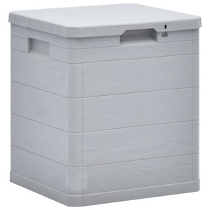Diverse Hardware, Garten-Aufbewahrungsbox 90 L Hellgrau, vidaXL Garten-Aufbewahrungsbox 90 L Hellgrau