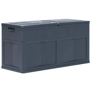 Diverse Hardware, Garten-Aufbewahrungsbox 320 L Schwarz, vidaXL Garten-Aufbewahrungsbox 320 L Schwarz