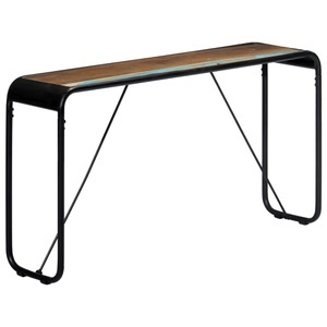vidaXL, vidaXL Konsolentisch 140x35x76 cm Altholz Massiv, 