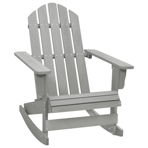 Diverse Hardware, Garten-Schaukelstuhl Holz Grau