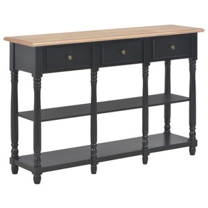 Diverse Hardware, Konsolentisch Schwarz 120x30x76 cm MDF, vidaXL Konsolentisch Schwarz 120x30x76 cm MDF