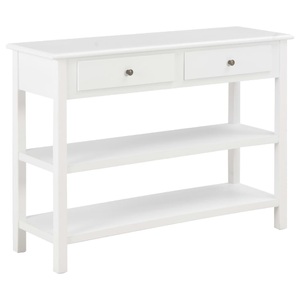 vidaXL, vidaXL Sideboard Weiß 110×35×80 cm MDF