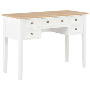 Diverse Hardware, Schreibtisch Weiss 109,5 x 45 x 77,5 cm Holz