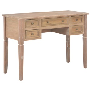 Diverse Hardware, Schreibtisch Braun 109,5 x 45 x 77,5 cm Holz