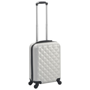 Diverse Hardware, Hartschalen-Trolley Helles Silber ABS, vidaXL Hartschalen-Trolley Helles Silber ABS