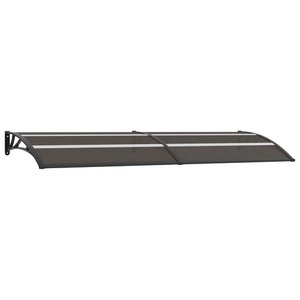 vidaXL, vidaXL Türvordach Schwarz 300×80 cm PC, 