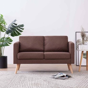 Diverse Hardware, 2-Sitzer-Sofa Stoff Braun, vidaXL 2-Sitzer-Sofa Stoff Braun