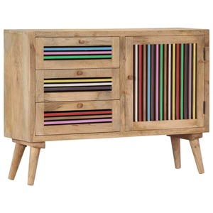 Diverse Hardware, Sideboard 100 x 30 x 75 cm Massivholz Mango