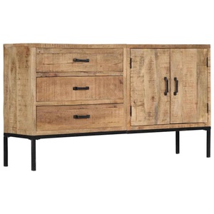 Diverse Hardware, Sideboard 140 x 35 x 75 cm Massivholz Mango