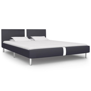 Diverse Hardware, Bettgestell Schwarz Kunstleder 140 x 200 cm, vidaXL Bettgestell Schwarz Kunstleder 140 x 200 cm