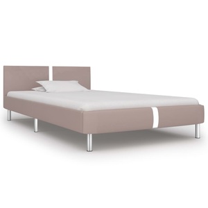 Diverse Hardware, Bettgestell Cappuccino-Braun Kunstleder 90x200 cm, vidaXL Bettgestell Cappuccino-Braun Kunstleder 90x200 cm