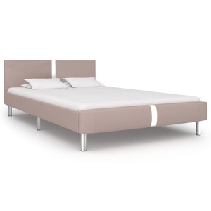 Diverse Hardware, Bettgestell Cappuccino-Braun Kunstleder 140x200 cm, vidaXL Bettgestell Cappuccino-Braun Kunstleder 140x200 cm