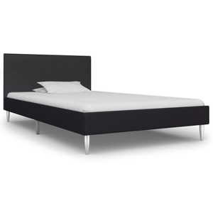 Diverse Hardware, Bettgestell Schwarz Stoff 90x200 cm, vidaXL Bettgestell Schwarz Stoff 90x200 cm