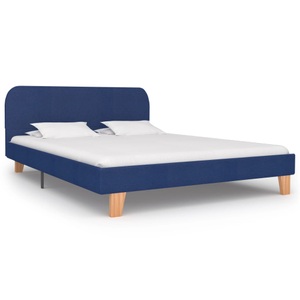 Diverse Hardware, Bettgestell Blau Stoff 140x200 cm, vidaXL Bettgestell Blau Stoff 140x200 cm