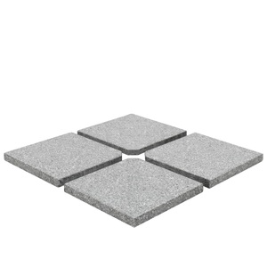 Diverse Hardware, Schirm-Gewichtsplatten 4 Stk. Quadratisch Grau Granit 100 kg