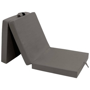 vidaXL, vidaXL 3-teilige Klappmatratze 190×70×9 cm Grau, 