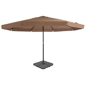 vidaXL, vidaXL Sonnenschirm mit Schirmständer Taupe