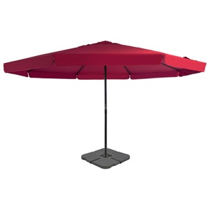 vidaXL, vidaXL Sonnenschirm mit Schirmständer Rot
