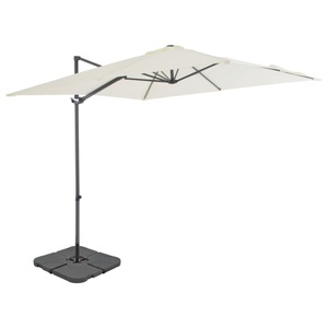 vidaXL, vidaXL Sonnenschirm mit Schirmständer Sand