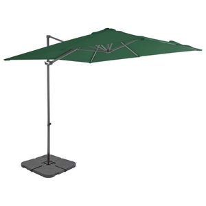vidaXL, vidaXL Sonnenschirm mit Schirmständer Grün