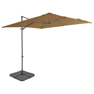 vidaXL, vidaXL Sonnenschirm mit Schirmständer Taupe
