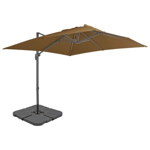 vidaXL, vidaXL Sonnenschirm mit Schirmständer Taupe