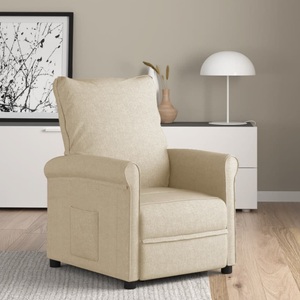 Diverse Hardware, TV-Relaxsessel Cremeweiss Stoff, 
