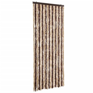 Diverse Hardware, Insektenschutz-Vorhang 56 x 185 cm Beige und Hellbraun, vidaXL Insektenschutz-Vorhang Beige und Hellbraun 56x185 cm Chenille