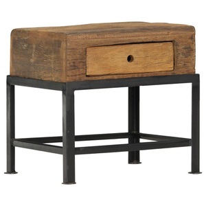 Diverse Hardware, Nachttisch 40 x 35 x 40 cm Recyceltes Massivholz, vidaXL Nachttisch 40x35x40 cm Altholz Massiv