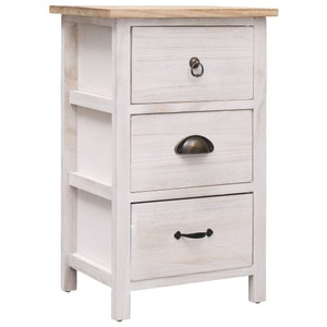 Diverse Hardware, Beistellschrank 35 x 25 x 57 cm Paulownia Holz, vidaXL Beistellschrank 35x25x57 cm Massivholz Paulownia
