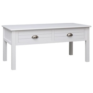 Diverse Hardware, Couchtisch Weiss 100 x 50 x 45 cm Holz, 