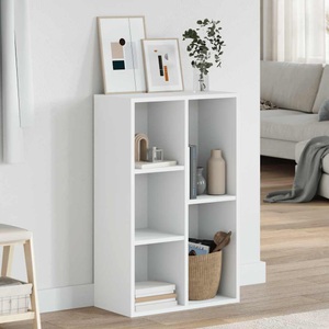 vidaXL, vidaXL Bücherregal/Sideboard Weiß 50x25x80 cm Spanplatte