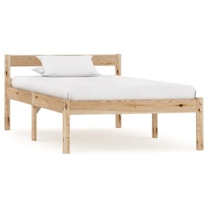 vidaXL, vidaXL Bettgestell Massivholz Kiefer 100×200 cm, vidaXL Massivholzbett Kiefer 100x200 cm