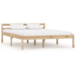 vidaXL, vidaXL Bettgestell Massivholz Kiefer 140×200 cm, vidaXL Massivholzbett Kiefer 140x200 cm