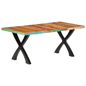 vidaXL, vidaXL Esstisch 180x90x76 cm Altholz Massiv, 