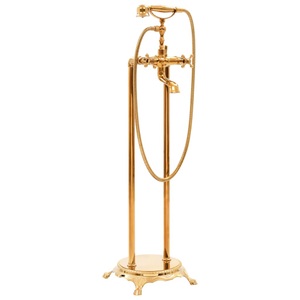 Diverse Hardware, Freistehende Badewannenarmatur Edelstahl 99,5 cm Golden, vidaXL Freistehende Badewannenarmatur Edelstahl 99,5 cm Golden