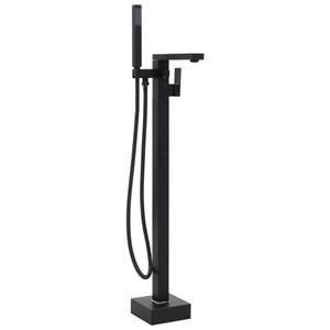 Diverse Hardware, Freistehende Badewannenarmatur Schwarz Edelstahl 90 cm, vidaXL Freistehende Badewannenarmatur Schwarz Edelstahl 90 cm